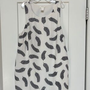 H&M Feathers Shift Dress